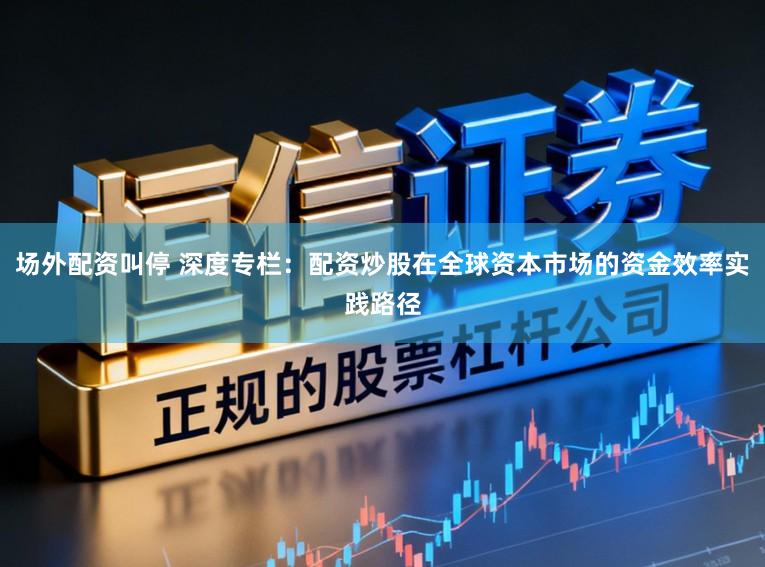 场外配资叫停 深度专栏：配资炒股在全球资本市场的资金效率实践路径