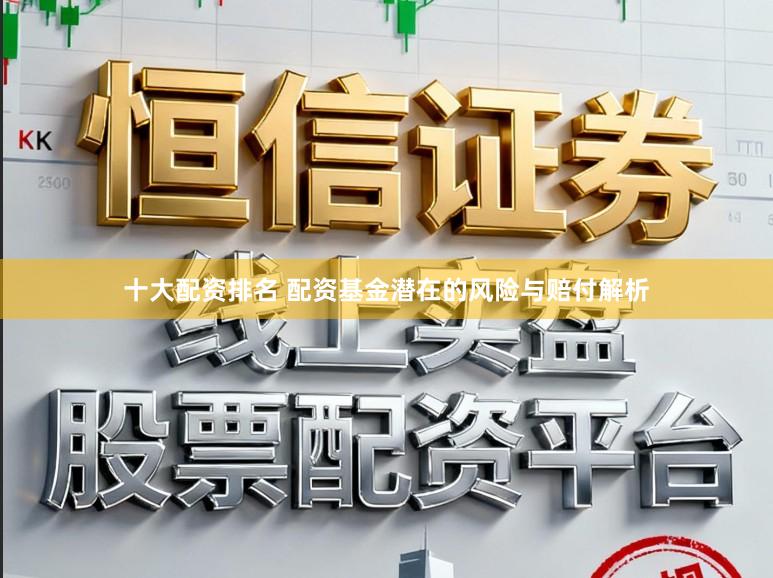 十大配资排名 配资基金潜在的风险与赔付解析